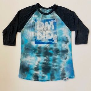 hand tie dyed diamond supply shirt